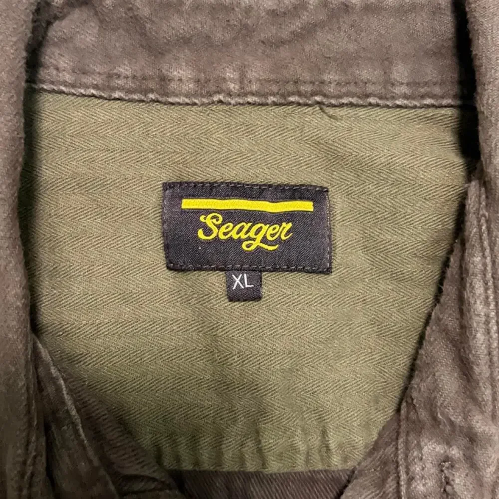 Vintage seager brown button up